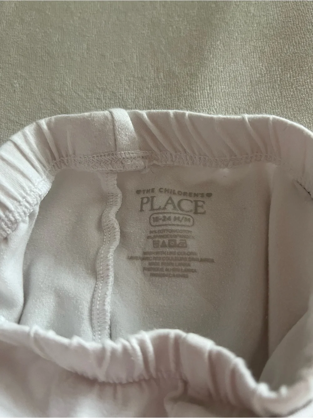 The Children's Place White Kids Leggings